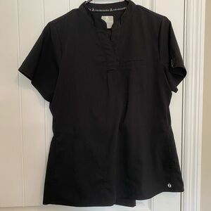 Women's Black Zoe Alexandra Scrub Set